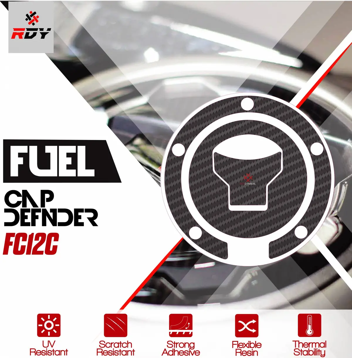 Rdy Fuel Cap Defender Fits For Honda Fuel Cap (5 Holes) 1