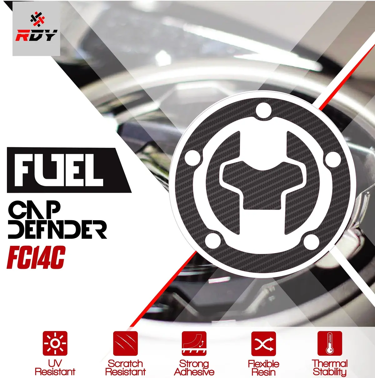 Rdy Fuel Cap Defender Fits For Kawasaki Fuel Cap 1