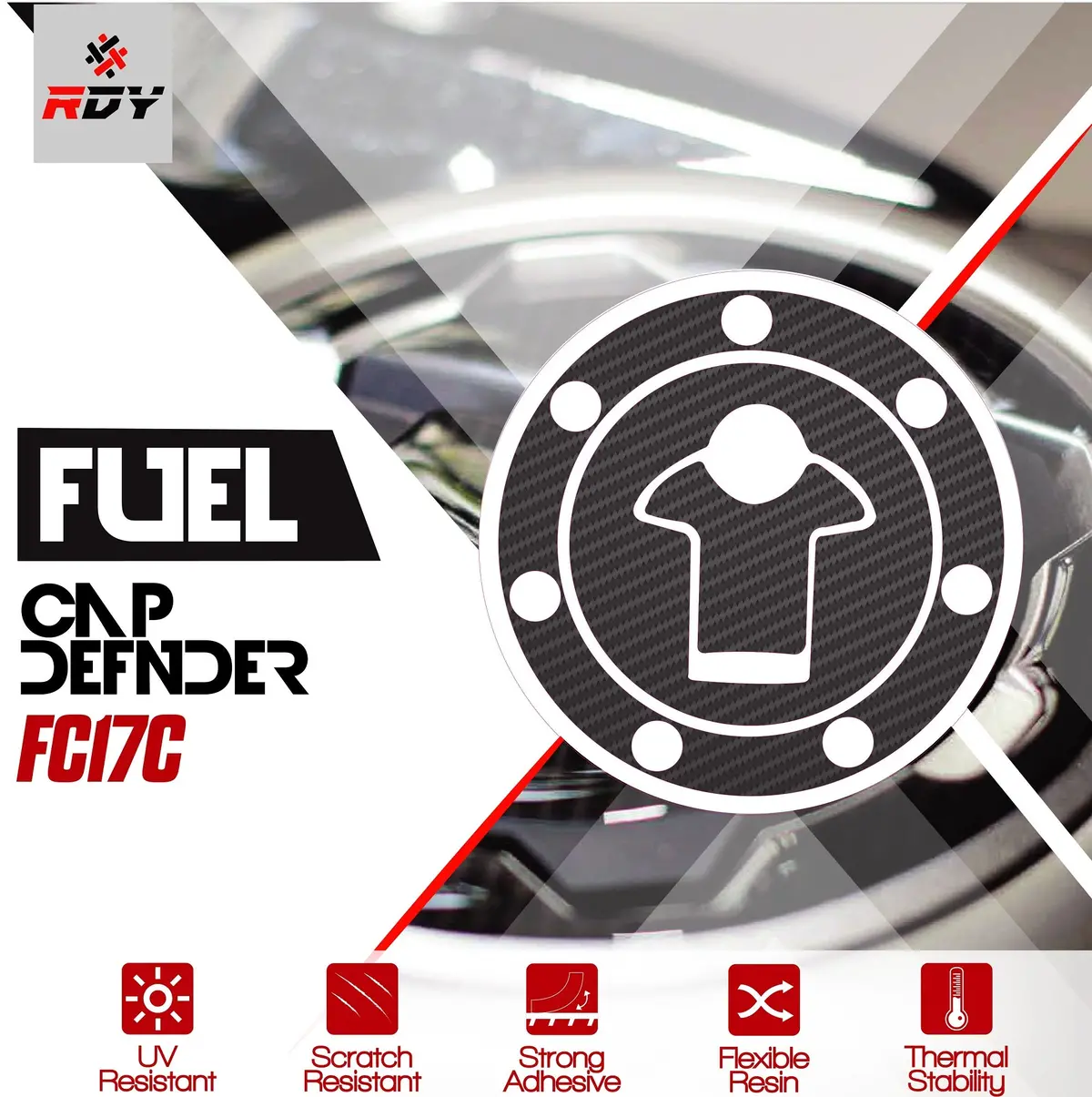 Rdy Fuel Cap Defender Fits For Ktm Fuel Cap (7 Holes) 1