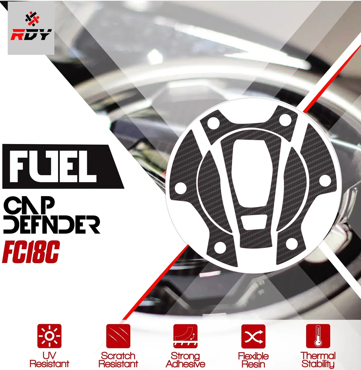 Rdy Fuel Cap Defender Fits For Bmw Fuel Cap (6 Holes) 1