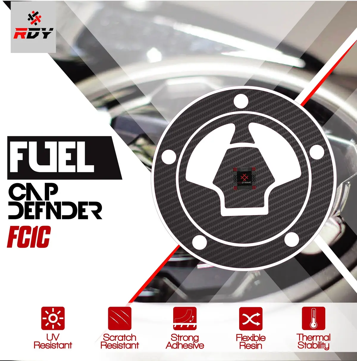 Rdy Fuel Cap Defender Fits For Kawasaki Fuel Cap (5 Holes) 1