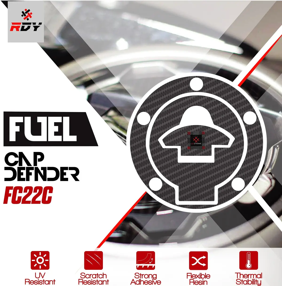 Rdy Fuel Cap Defender Fits For Yamaha Fuel Cap (5 Holes) 1