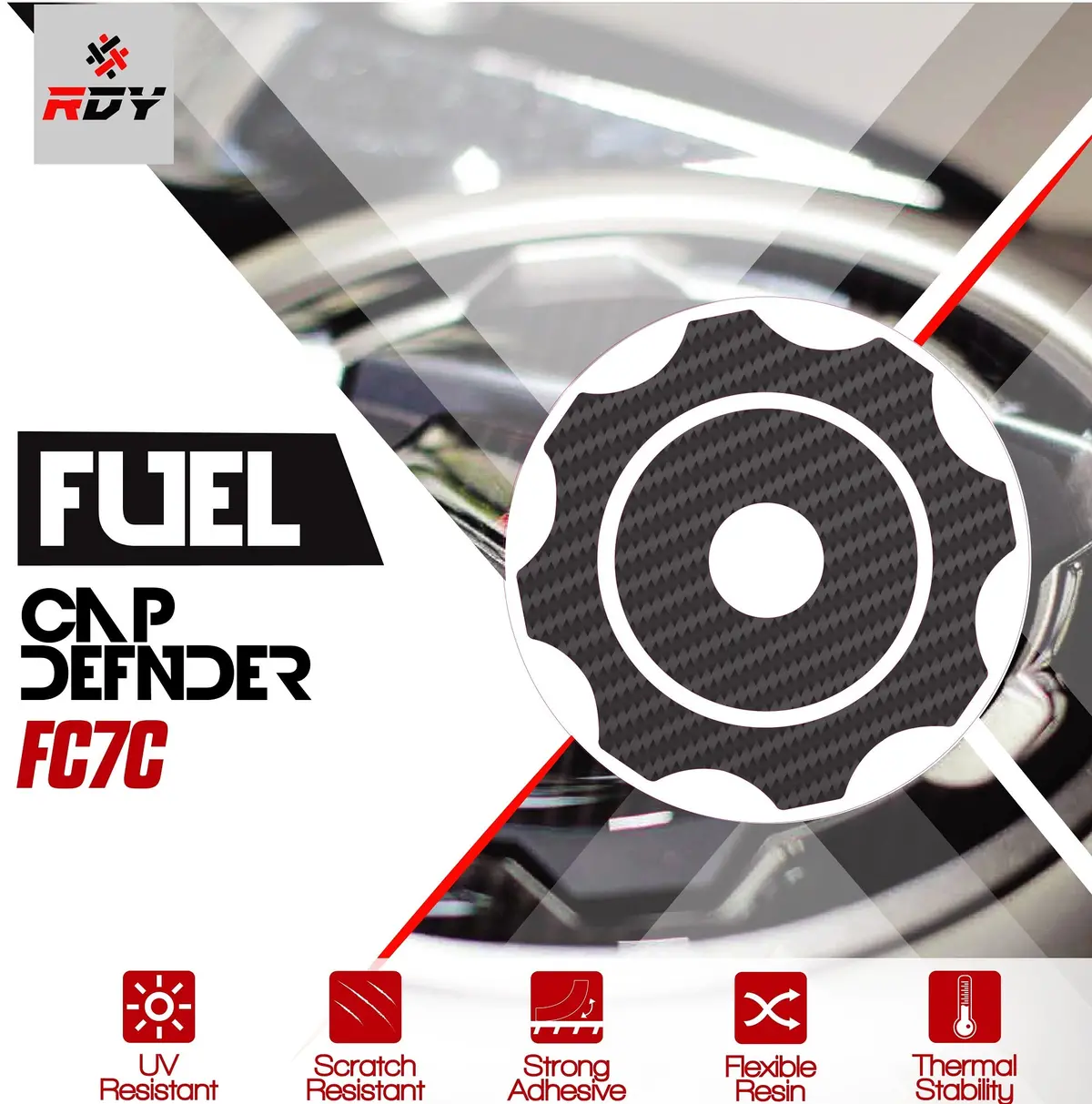 Rdy Fuel Cap Defender Fits For Ducati Fuel Cap 1