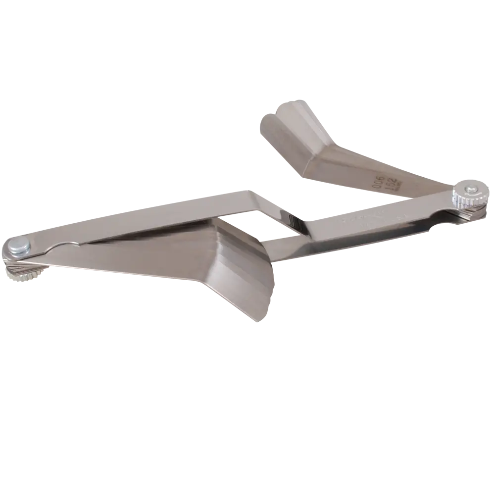 26-Blade 45° Offset Full Range Extra Length Feeler Gauge 1