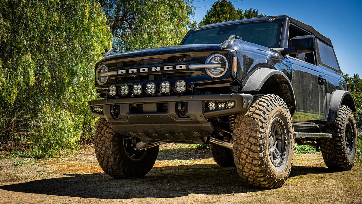 Baja Designs 2021+ Ford Bronco 6 Xl Linkable Light Bar For Oe Steel Bumper 1