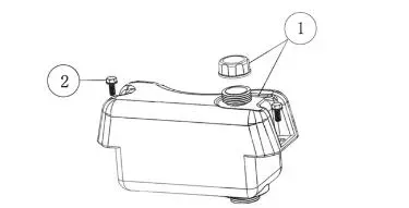 72120-T0110   Fuel Tank With Cap (Ns49158-Hfa1) ( Reference 1 Only ) For Northstar Compactor 49158 And 60369  W2-S2 1