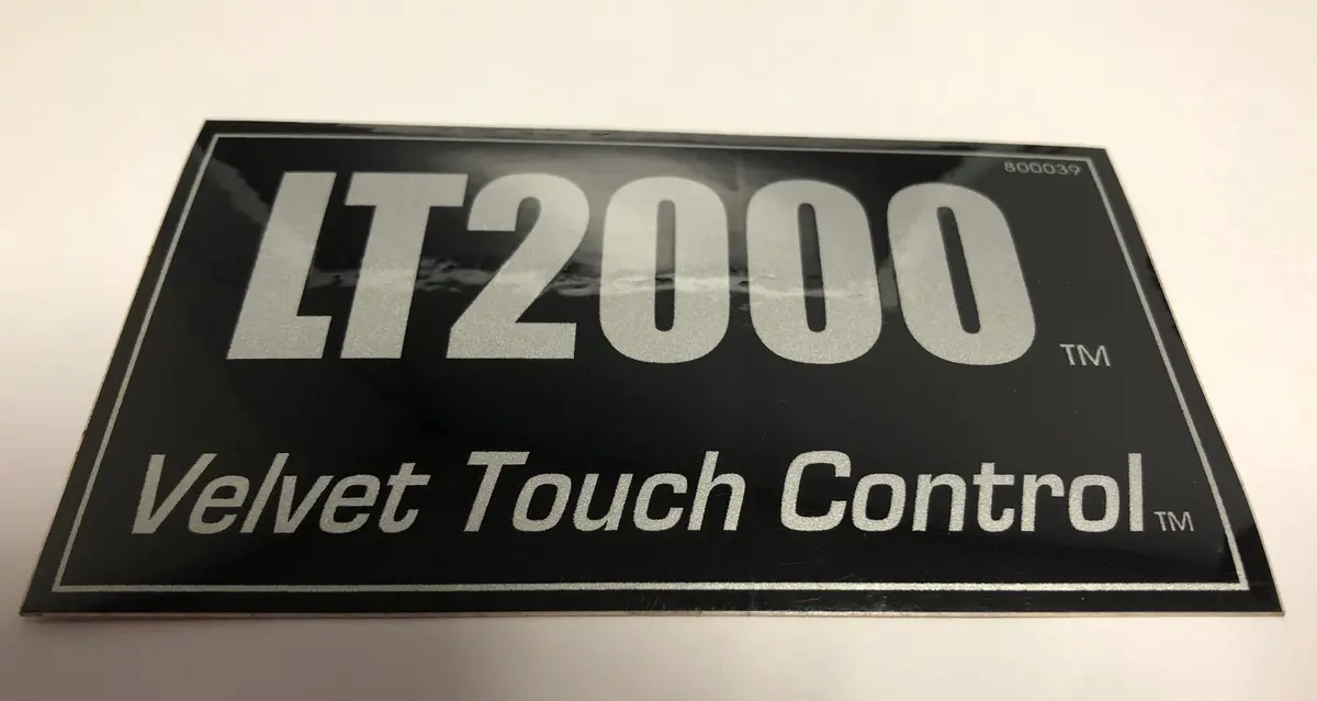 800039 Decal Lt2000 Velvet Touch Control Dixie Chopper Wh2 1