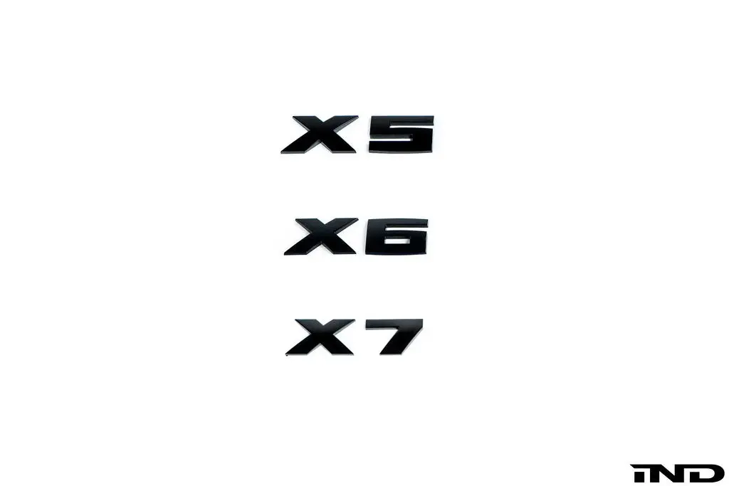 Ind G05 X5 / G06 X6 / G07 X7 M Performance Painted Trunk Emblem 1