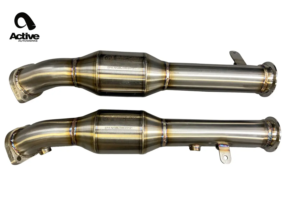 Active Autowerke E9x M3 Gesi Ultra High Flow Cats Upgrade For Signature X Pipe 1