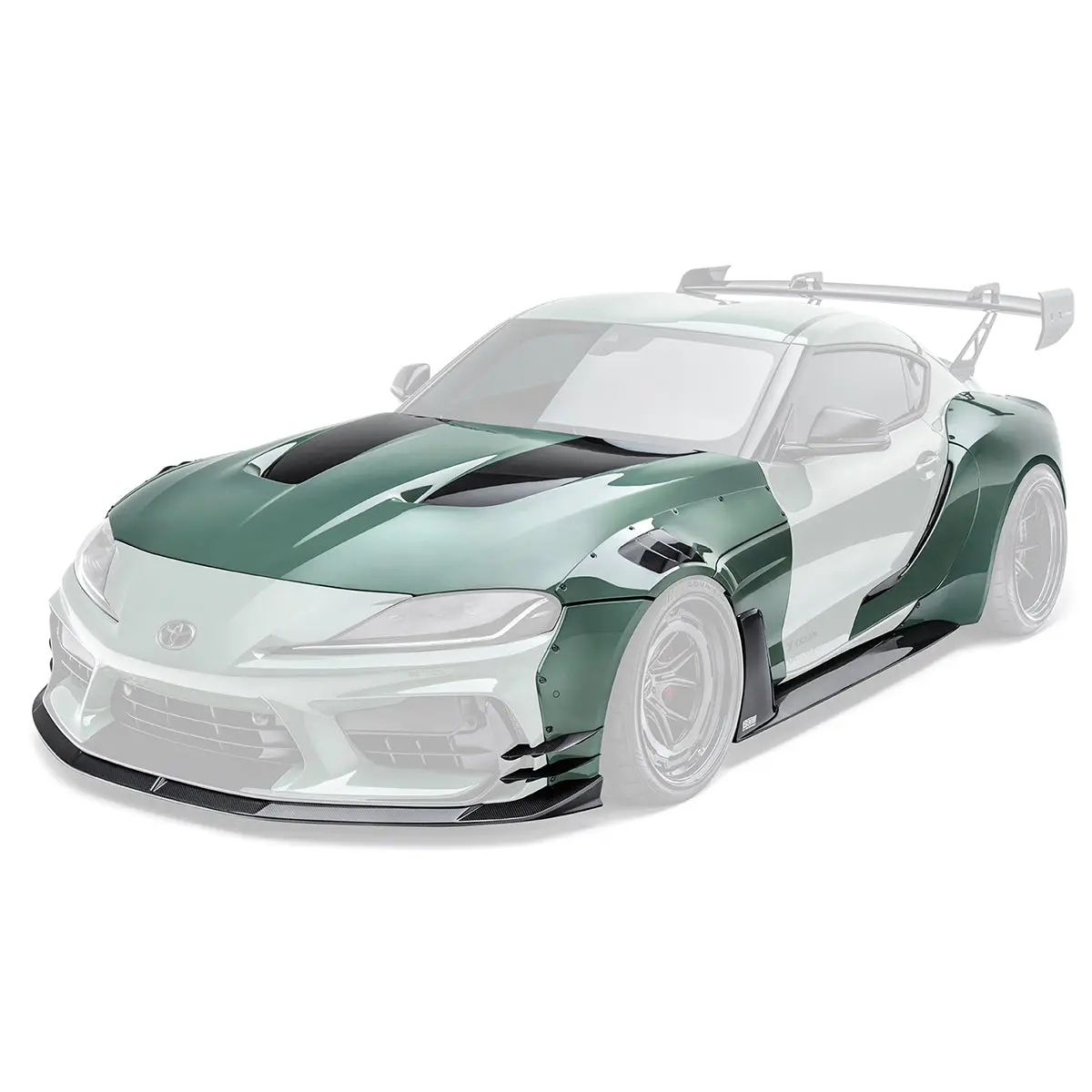 Toyota Gr Supra Widebody Kit W/O Bumper & Wing 1