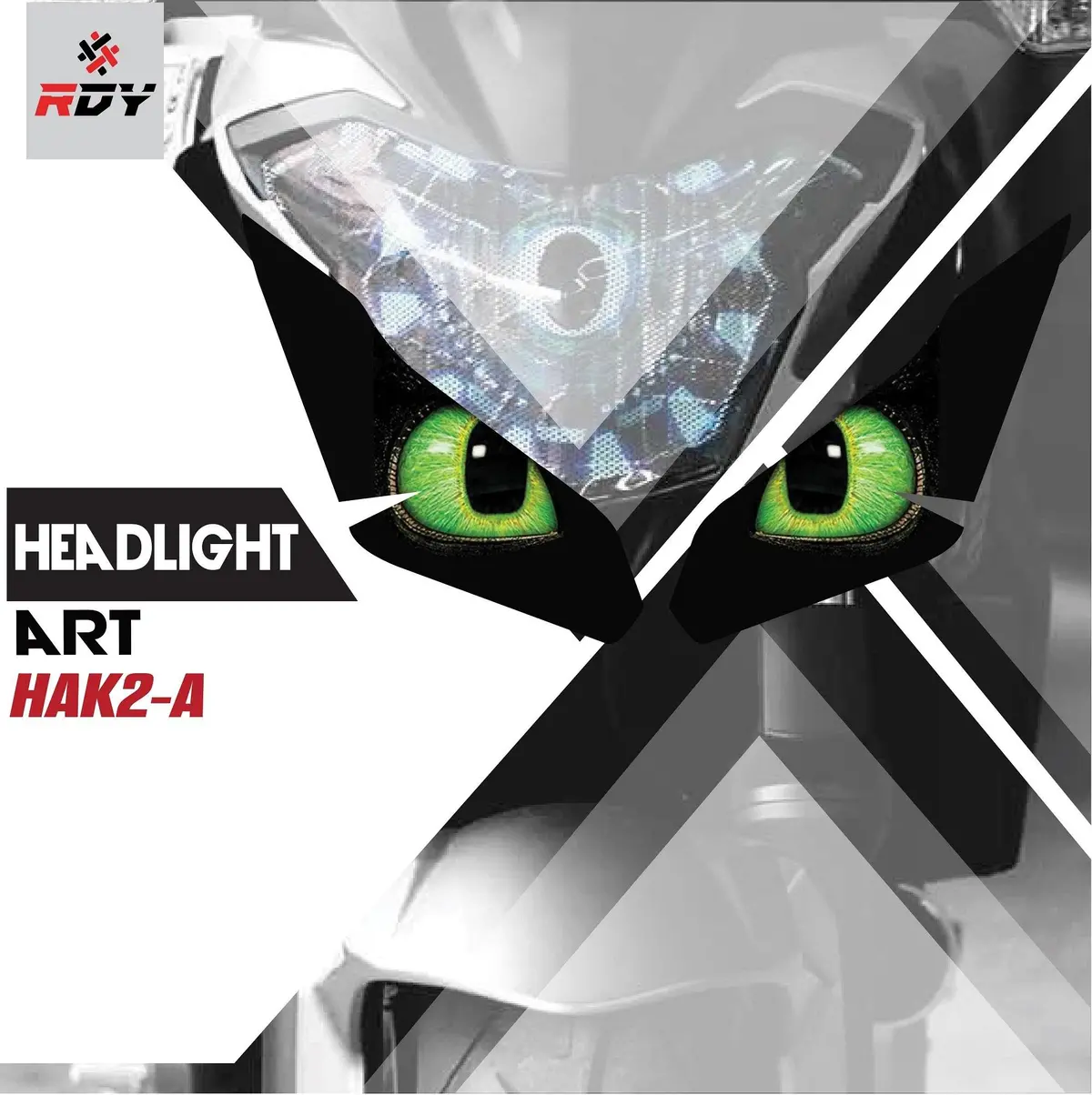 Rdy Headlight Art Fits For Kawasaki Ninja 250 1