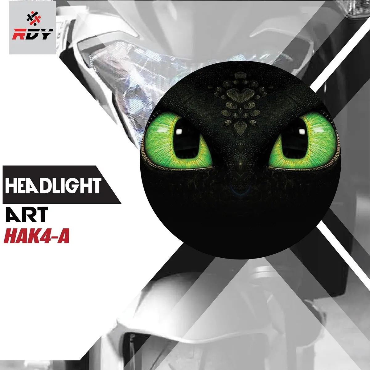 Rdy Headlight Art Fits For Kawasaki Vn900 1