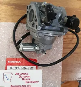16100-Zj0-892  Carburetor Assembly  Honda Bx23/Wh3 1