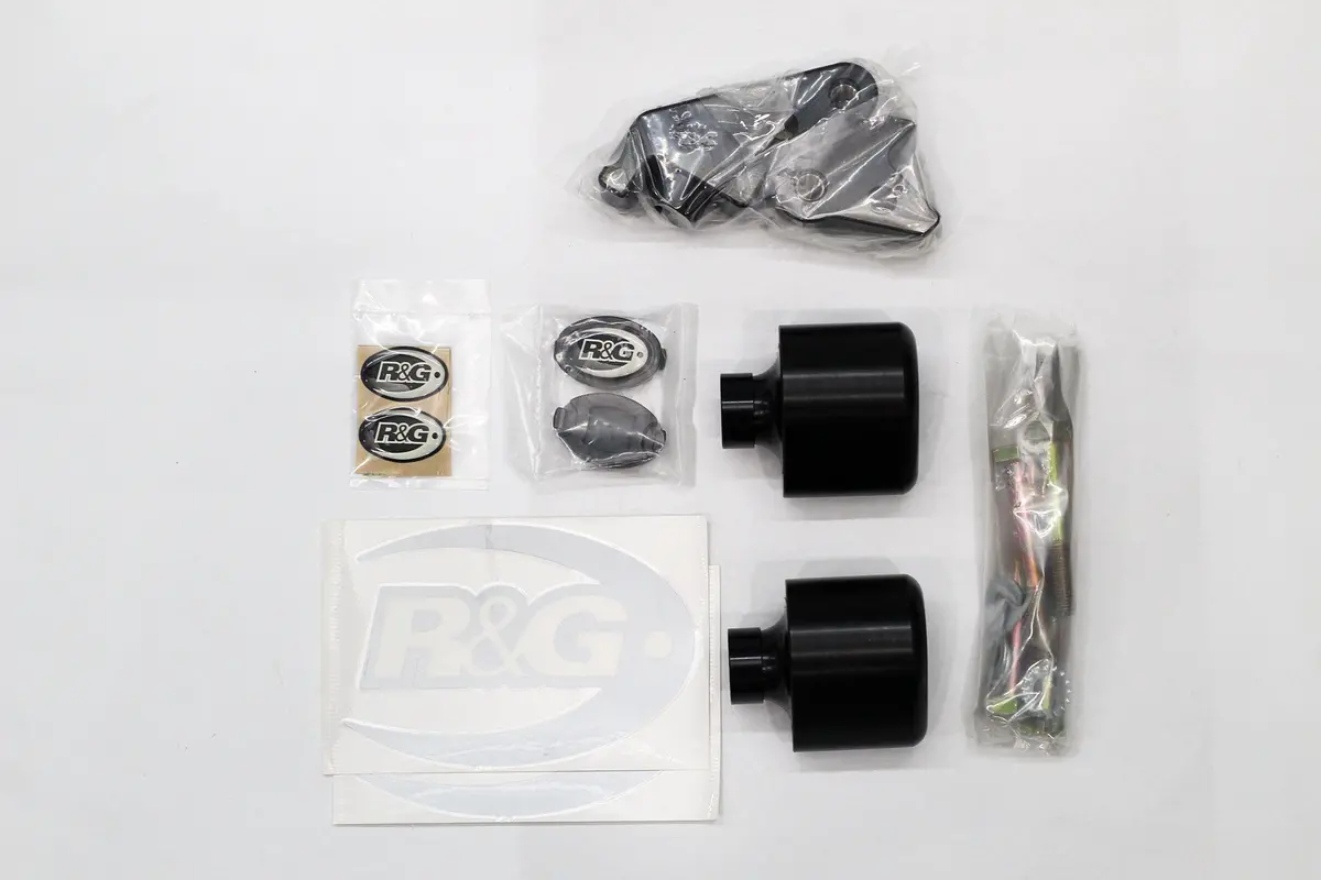 R&G Crash Protectors Aero Style Fits For Kawasaki Er6-N (Naked) ('12-) (Black) 1