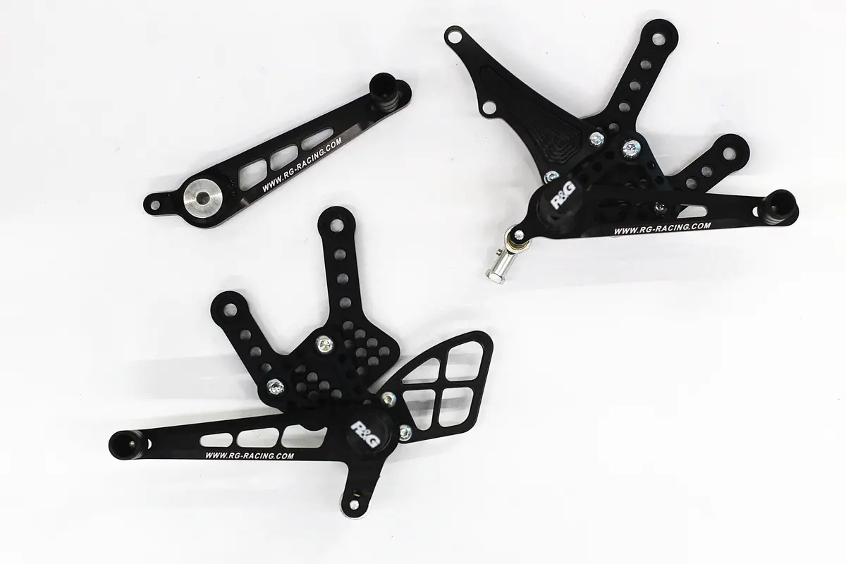 R&G Adjustable Race Rearsets Fits For Kawasaki Zx6r ('07-) 1