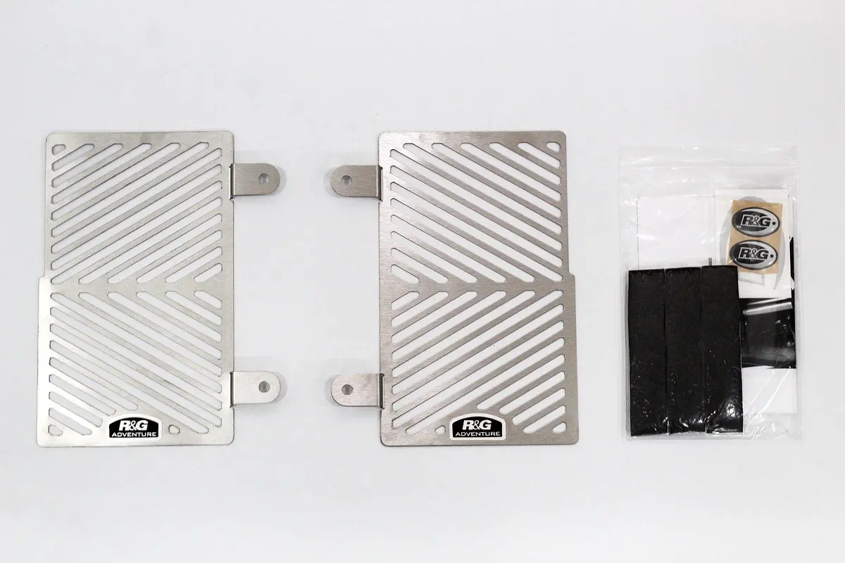 R&G Radiator Guards (Stainless Steel) Fits For Honda Africa Twin ('16-) / Africa Twin Adventure Sports ('18-) 1