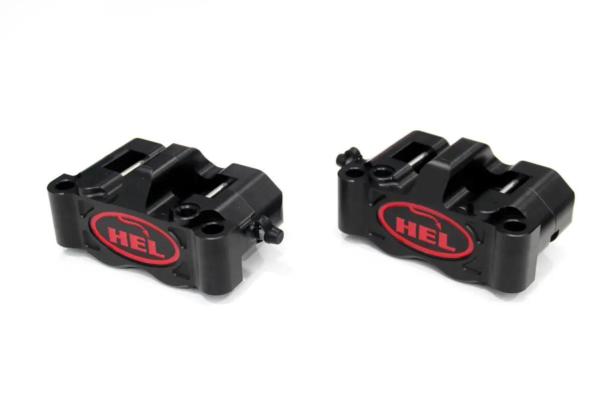 Hel Performance 4 Piston Radial Brake Calipers Kit (100Mm Black) 1