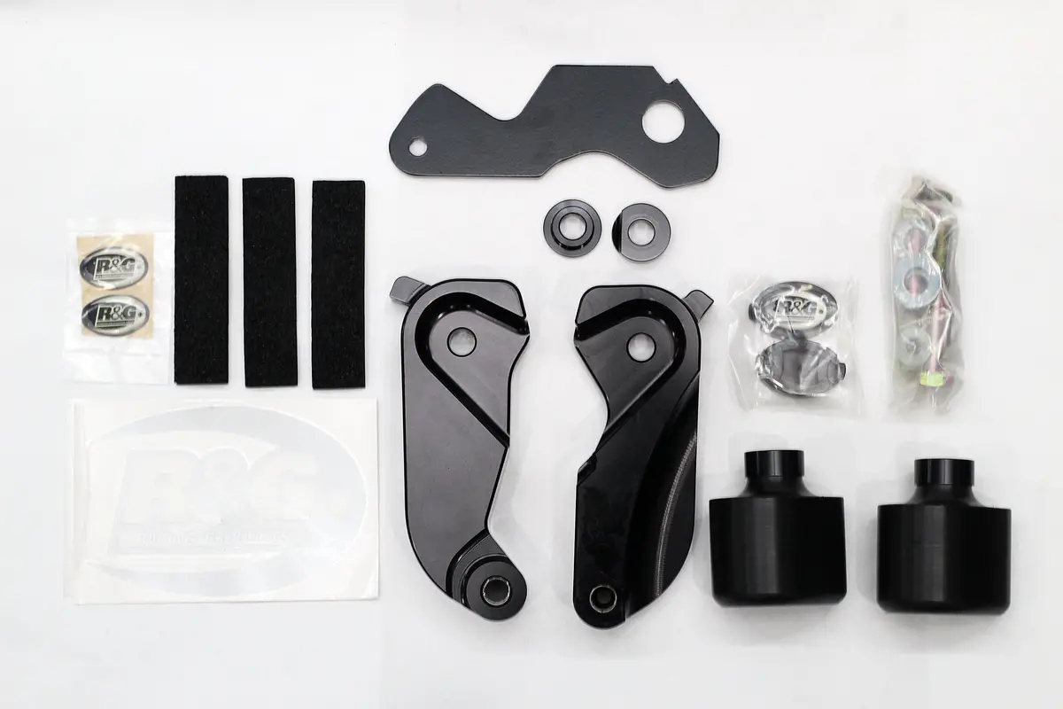 R&G Crash Protectors Aero Style (Non Drill Kit) Fits For Honda Cbr600rr ('13-) (Black) 1