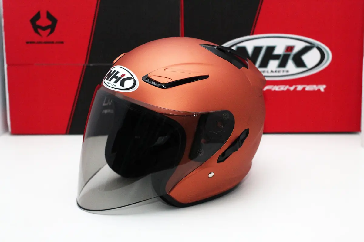 Nhk Helmet R1 V2.0 Solid (Cooper Doft) (Microlock) 1