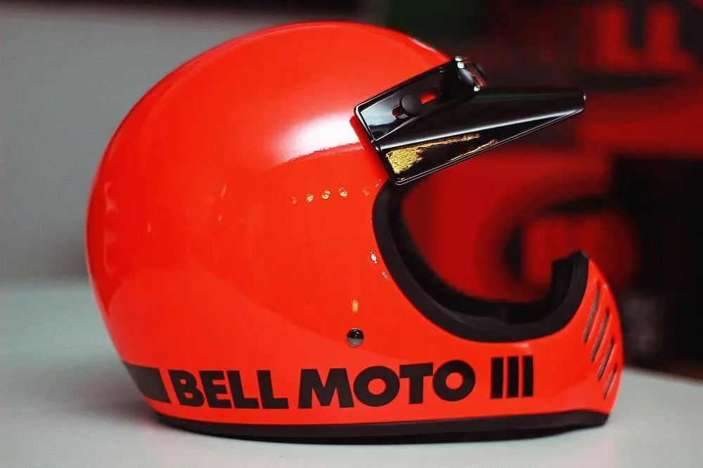 Bell Helmet Moto-3 (Classic Hi-Viz Orange) 1