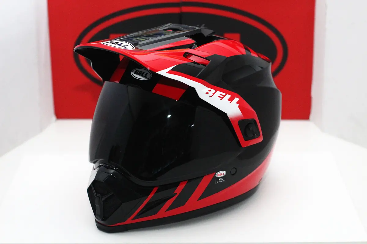 Bell Helmet Mx-9 Adventure Mips (Dash Gloss Black/Red/White) 1