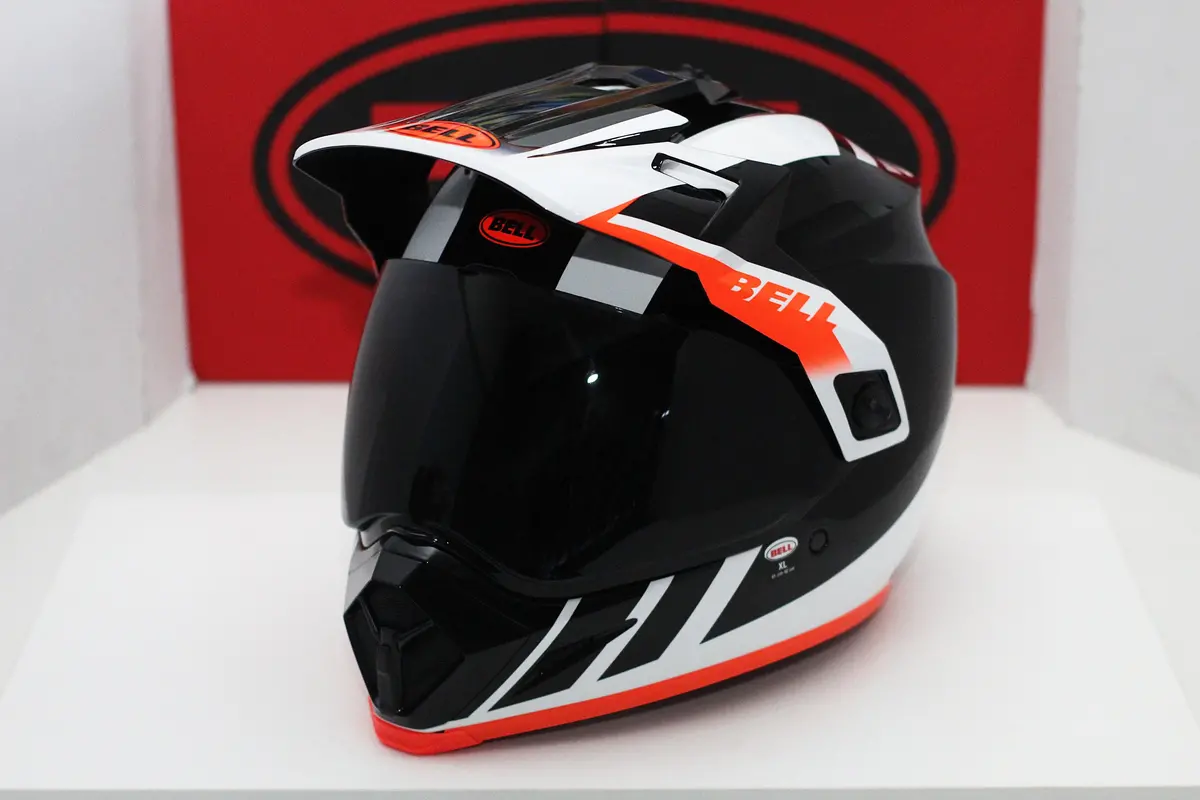 Bell Helmet Mx-9 Adventure Mips (Dash Gloss Black/White/Orange) 1