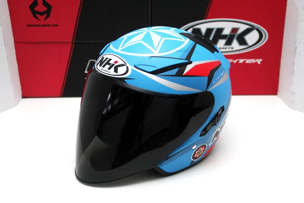 Nhk Helmet R1 V2.0 Estrella Galicia (Blue Estrella Doft) 1