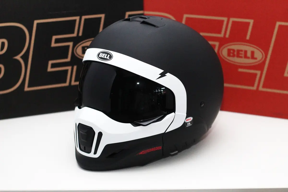 Bell Helmet Broozer (Cranium Matte Black/White) 1