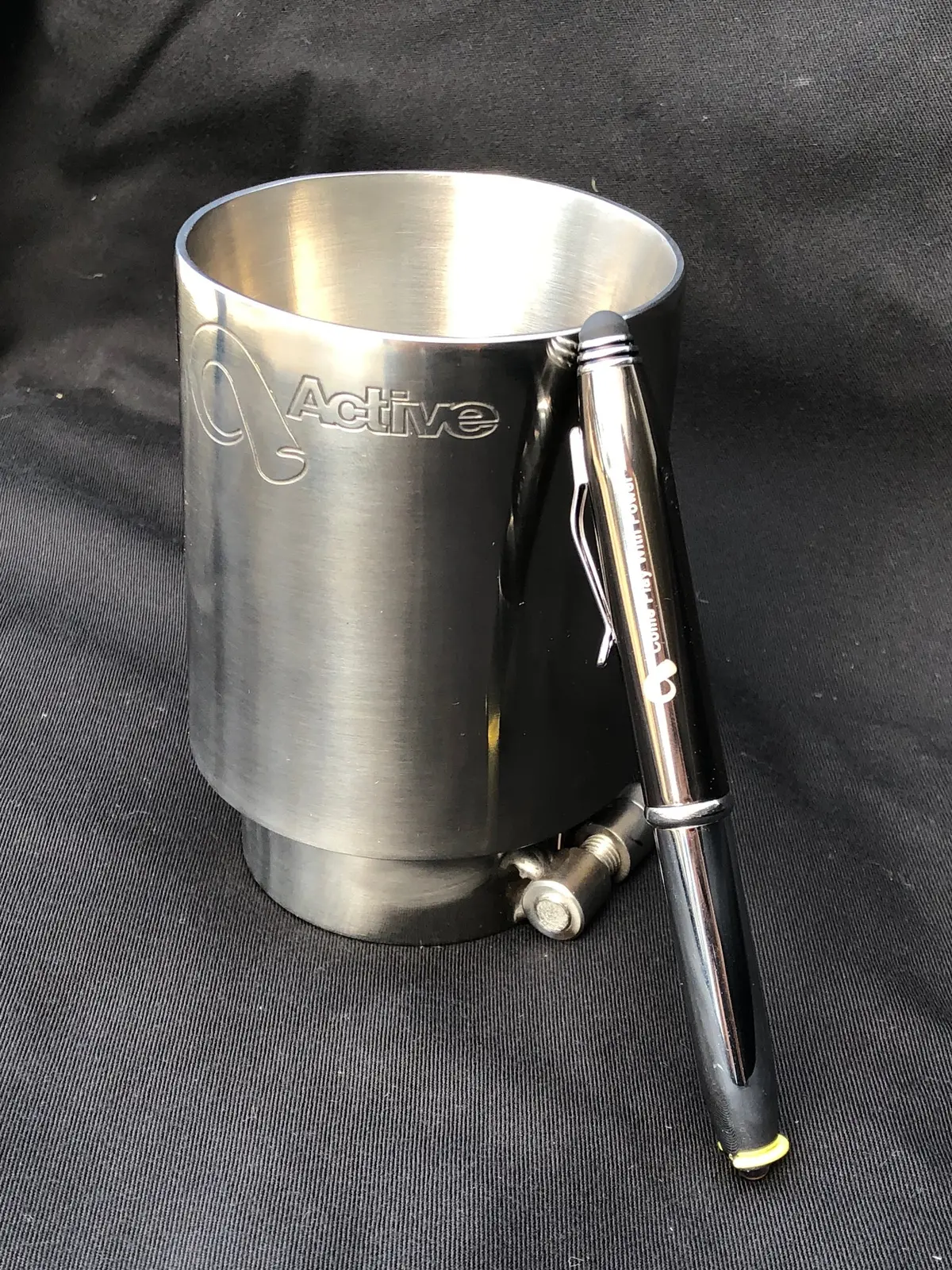 Active Autowerke Signature Exhaust Tip Pen Holder And Led/Ballpoint Combo 1