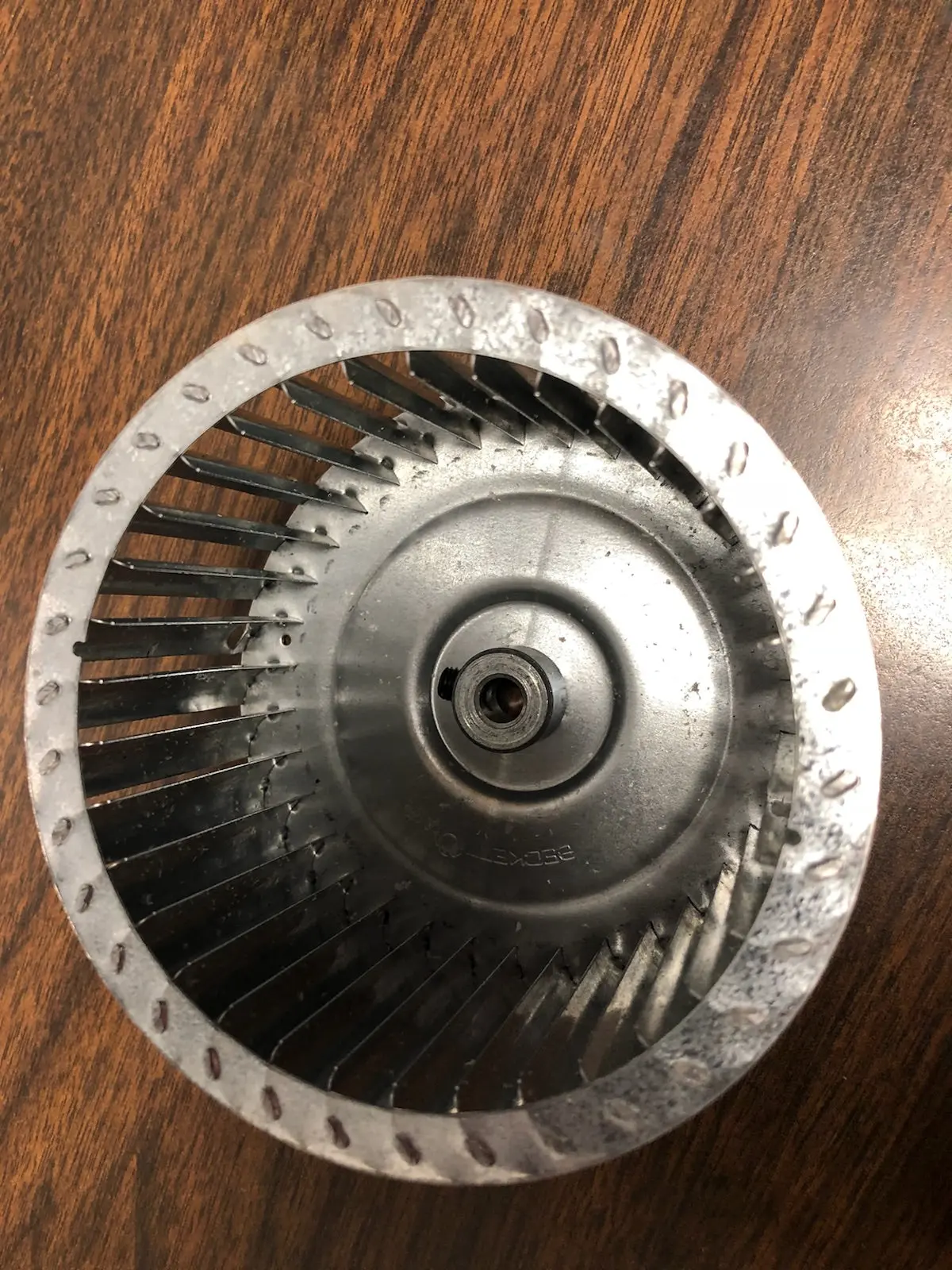 101317-Ser Fan  2.44 Wide X 4.53 Od  5/16 Shaft .313" Hub Wayne W3 / Sfi 1