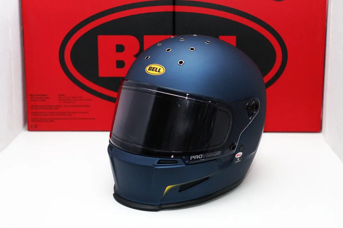 Bell Helmet Eliminator (Vanish Matte Blue/Yellow) 1
