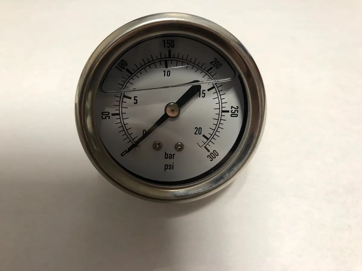 032-0061 Gauge 2" Silicon Filled 1/4" Bk Sanborn - Now Use 032-0140 1