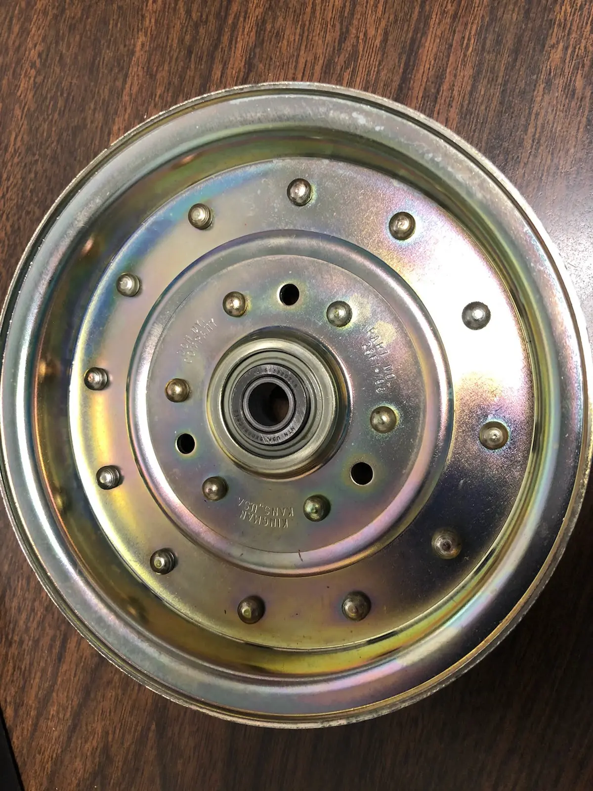 26Fi-108  Flat Idler Pulley 1/2 Inch / 5/8 Inch I.D.  Don Dye Fm851 1