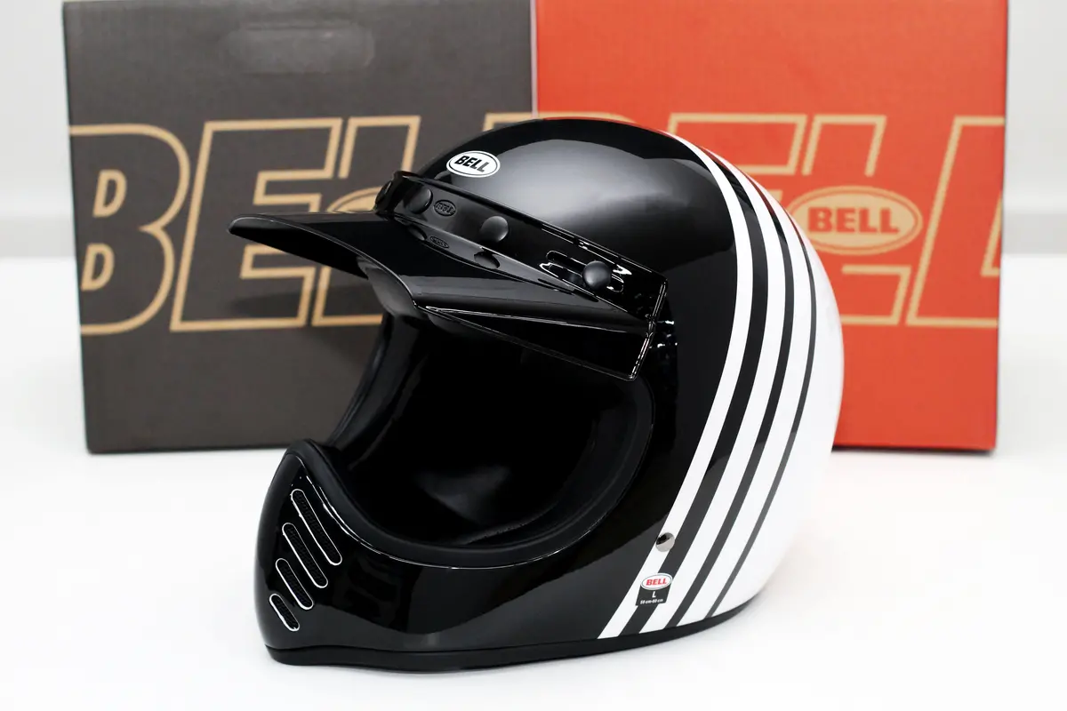 Bell Helmet Moto-3 (Reverb Gloss White/Black) 1