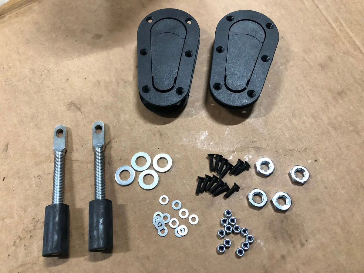Aerocatch Flush Hood Pin Kit 1