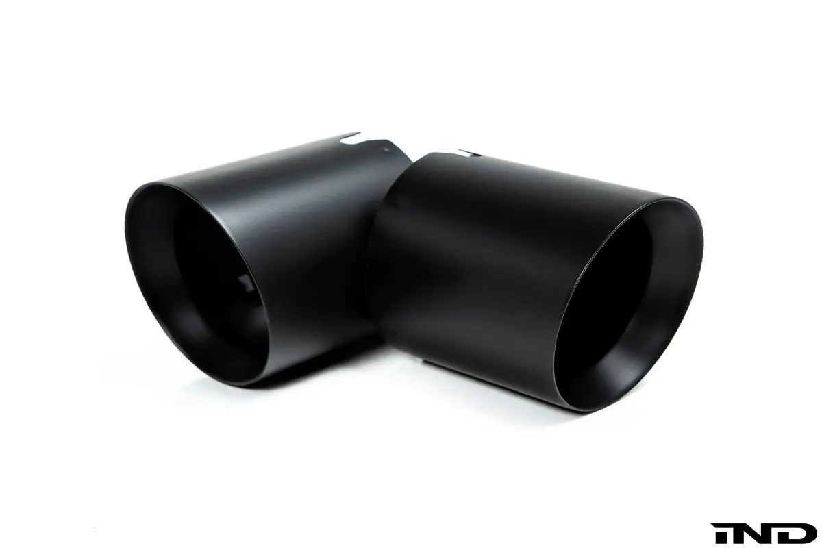 Ind A90 Supra Exhaust Tip Set - Matte Black 1