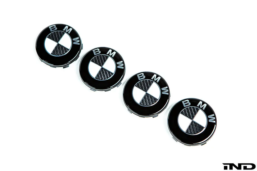 Ind Carbon Wheel Center Cap Set - 56Mm 2