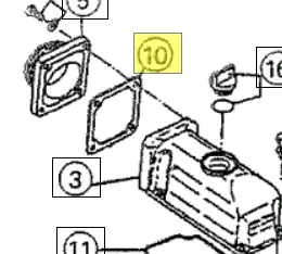 Iz0110584 Delivery Flange Packing Ref 10 3 Inch Pump Northstar 1