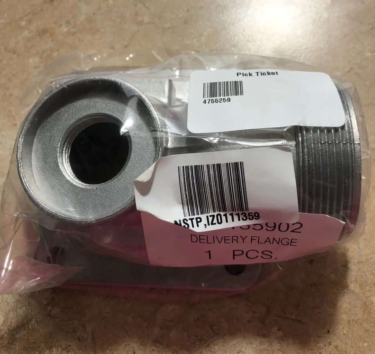 Iz0111359 Delivery Flange 2" Northstar Ns8/Wh2t 1