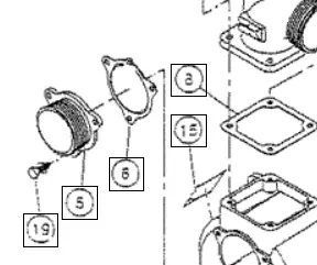Iz0115584 Flange Packing Ref 8 2 Inch Pump Northstar 1