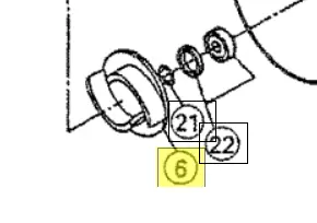 Iz0115558 Impeller Ref 6 3 Inch Pump Northstar 1