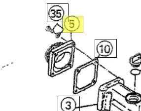 Iz0115837 Delivery Flange Ref 5 Northstar 1