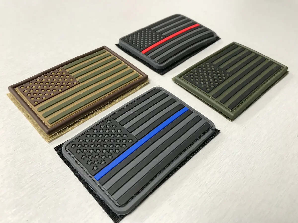 Pvc Velcro Flag Patch 1