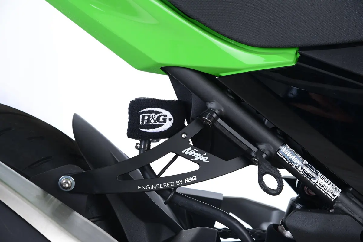 R&G Exhaust Hanger Fits For Kawasaki Ninja 250/400 ('18-) & Z400/Z250 ('19-) 1