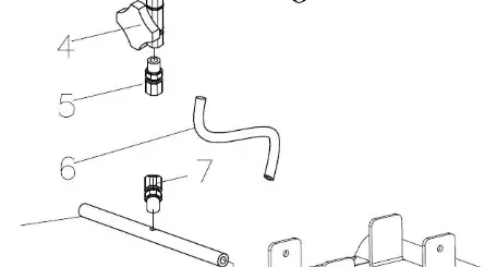 Jm999332-54 Water Hose Ref 6 Northstar 1