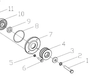 Jmpb040-006 Vibration Pulley Ref 4 Northstar 1