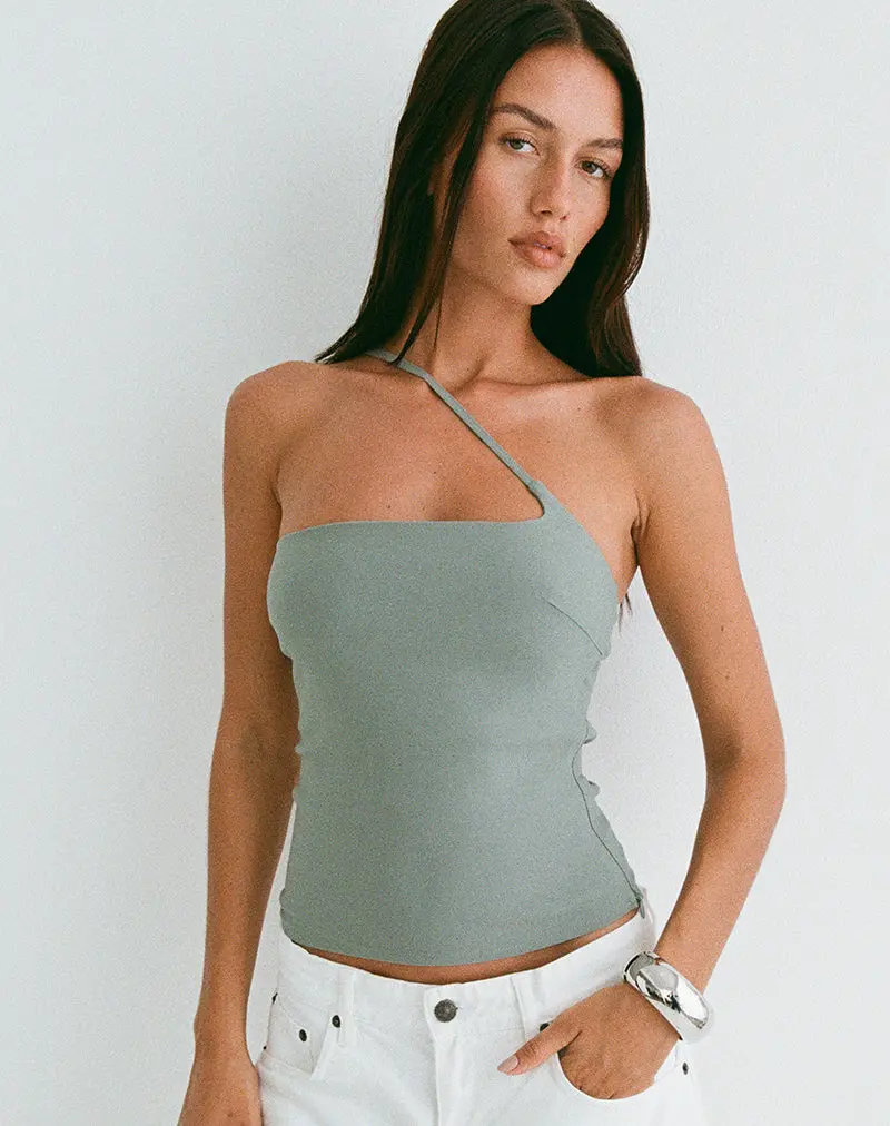 Kacya Asymmetric Top In Grey 1