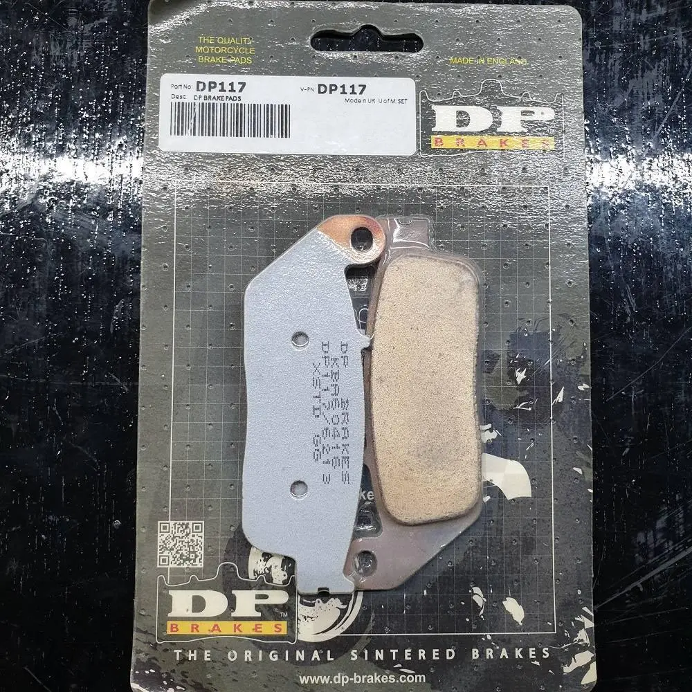 Dp Brake Pads Fits For Honda Cbr600f, Kawasaki Versys-X 300, Z650, Z750, Suzuki Dl250, Gsx250, V-Strom 250 (Dp117) 1
