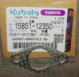 15851-12350 1585112350 Exhaust Gasket Kubota Ku1/Wh3 1