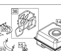 Lct057042 Gasket Kit Ref 36 Powerhorse 1